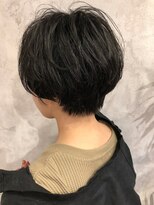 ヘアー リラクゼーション ドロップ 大森店(Hair relaxation drop) 【ハンサムショート】前下がり/丸みショート/黒髪/耳掛け