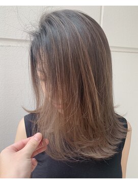 バンクスヘアー(BANK'S HAIR) ナチュラル ハイライト バレイヤージュ