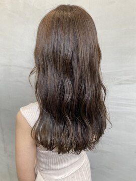 ジーナ セントラル銀座(Zina) セシルカットフリンジウェーブ×大人かわいい前髪ココアブラウン