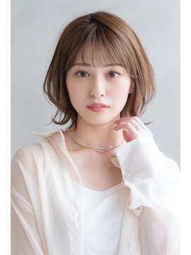 エース (ACE) ACE 横浜 透明感シースルーバング×クリアベージュ