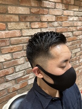 プレミアムバーバー 表参道店(PREMIUM BARBER produce by HIRO GINZA) フェードアップバンクスタイル