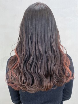 アルバム 銀座(ALBUM GINZA) インナーオレンジ_カーキグレージュマッシュショート_ba324331