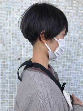 ヘアアーツ ブルーム(hair art's BLOOM) 刈り上げマッシュショート 。