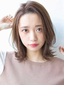 アフロート ルヴア(AFLOAT RUVUA) 湿気の時期も◎【くびれレイヤーボブ×かきあげ前髪】京佳