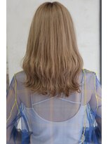 ハピネス 河原町店(Happiness)&nbsp;20代　抜け感ミディ　透明感ミルクベージュ