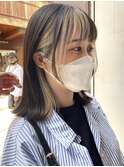 ●顔まわりハイライト● 外ハネbob フェイスフレーミング