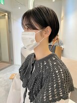 フィルムス 横浜(FILMS) ショートパーマデジタルパーマレイヤーカット前髪カット/横浜