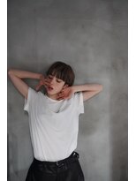 ダブル(W)&nbsp;クールにキマるハンサムショート　モードヘア　自由が丘　YUTA