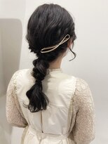 ウクラ バイ レシッド 池袋(uchla by rcid)&nbsp;結婚式/二次会/花火大会に♪お呼ばれヘア編みおろしアレンジ☆
