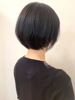 ヘアメイク アリエス 富谷店(HAIR MAKE aries) ダークトーンが大人なナチュラルショートボブ