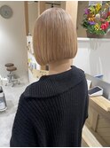 ショートボブ【ベージュ】