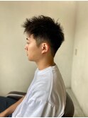 MEN'SHAIRアッシュブラックベリーショートダークアッシュ