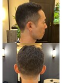 くせ毛のベリーショート6mm刈上げ