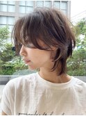ウルフショート /簡単スタイリングヘア /くせ毛 /イメチェン