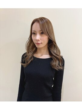 インプルーヴ アートスタイルヘアー(imProve Art style hair) ハイライト×ミルクティーグレージュ×髪質改善水トリートメント