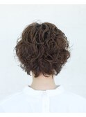パーマ/ショートウルフ/レイヤーカット/ボブ/ベージュ/豊橋/田原
