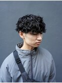 波巻きスパイラル/メンズパーマ/メンズサロン