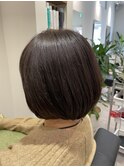 髪質改善カラー+ボブスタイル