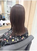 クラゲヘアー#アプリコットオレンジ#マロンベージュエンドカラー