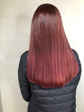 ジーナ 船橋(Zina) 髪質改善＊くびレイヤーピンクベージュ＊美髪【Zina船橋】