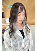 【EIGHT 豊崎】お客様スタイル_インナーグレーシルバー