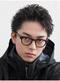 渋谷スパイキーショートメンズショートパーマ短髪パーマショート