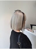 リタッチで繋いでホワイト系カラー