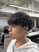 ニコ トウキョウ ロジック(nico TOKYO Logic)&nbsp;刈り上げマッシュシャドウパーマ