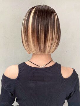 ギークス(GEEKS) 【GEEKS渋谷】アンブレラカラー/レイヤーボブ/冬カラー/20代30代