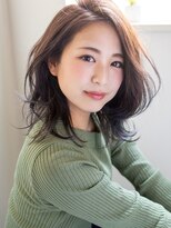 フォーカス(focus)&nbsp;グレージュラベージュレイヤーハッシュカット大人可愛い