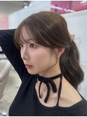 顔まわりカット