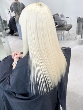 ワンカラー/ブリーチカラー/髪質改善/ハイトーンカラー