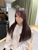 ゼストララ(ZEST Lara) 色落ちまで可愛いラベンダーグレージュ【aika】【吉祥寺】