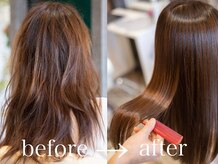 MACARON伊勢崎店　韓国ヘア/レイヤーカット/髪質改善/縮毛矯正【4月上旬OPEN(予定）】の雰囲気（ダメージ修復には極上髪質改善トリートメントを◎[伊勢崎/太田]）