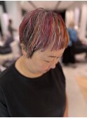【好きな色をぶちまけよう】地毛活かしハイライト