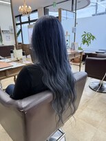 トップスタイル リッチ&nbsp;ハイトーン×チャコールブルー