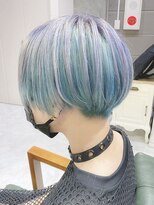 デイズ(days) ハンサムショート/アンブレラカラーブルーデザインカラー
