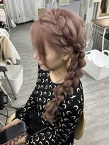 ベルデイズ 関内店(BELDAYS)&nbsp;サイドの編みおろしヘア