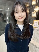ジィルム 高崎西口店(XELM)&nbsp;韓国レイヤーカット/ブリーチ/グレージュ/ハッシュカット/群馬県