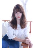 【Lilly】セミロングで小顔を叶える☆ブランジュで色気髪に