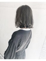 ヘアーアンドアトリエ マール(Hair&Atelier Marl)&nbsp;【Marl】ダークグレージュカラーの無造作外ハネボブ♪