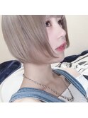 薄めのフラットボブ