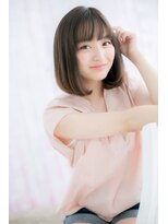 ミック ヘアアンドメイク アップ 駒込店(miq Hair&Make up) 上品フォルム◎ツヤ感セミディ