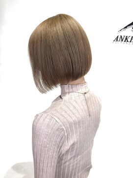 アンク クロス 池袋北口店(ANKHCROSS) 《アンククロス 》切りっぱなしボブ×ベージュ
