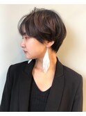 `AXIS EMika シースルーバングマッシュショート