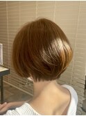 大人気のショートボブ　ウエイト低めの収まり◎
