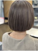 20代30代40代人気☆ツヤ感×小顔ボブ モカベージュナチュラル