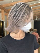 リード バイ ラグーン(LEAD by LAGOON)&nbsp;バレイヤージュグレージュハイライトダブルカラーケアブリーチ