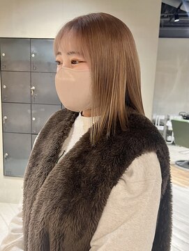 ヘアー アイス ルーチェ(HAIR ICI LUCE) ブリーチカラー ベージュ/今枝