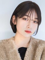 ガーデンヨコハマエスト(GARDEN YOKOHAMA est) 切りっぱなしボブ　シアーカラー　レイヤーボブ